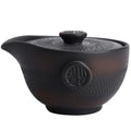 Jianshui Purple Pottery Blessed Teapot Chinese Retro Handmade Blind Dagger Ceramic Pot Tureen Gaiwan Bowl Cup Gaiwan
