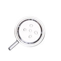 Charcoal Tray with Holes Glass Hookah Shisha Glass Chicha Narguile Dish for Coal