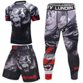 Cody Lundin Tattoo Men's Gym Compression Tshirt Masculine Sublimation Rashguard Set Tracksuit MMA Jiu Jitsu Boxing Jersey Custom