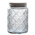 Kitchen Food Spice Storage Jars 500ml 700ml Glass Containers with Wooden Lids for Giveaways