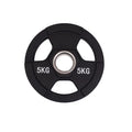 Commercial Use 3-Hole Bumper Weight Lifting Plate Liquid Urethane CPU Material Free Weights Plate Plats