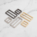 Zinc Alloy Metal Round Edge Tri-glide Buckle Clip for Handbag Accessories