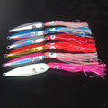 40g to 300g Luminous Slow Jigging Lure Inchiku Slow Jig Bottom Ship Lure Metal and Octopus Skirt with Assist Hook Fishi