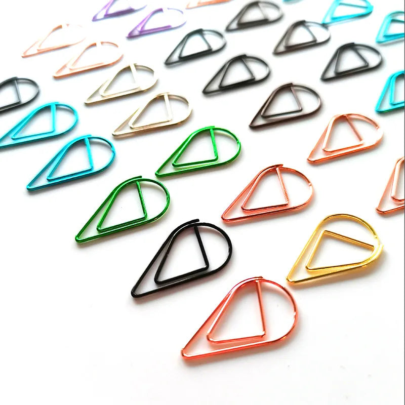Wholesale Mini Paper Clips Metal Cute Colored Paperclips Office School Supplies