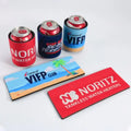 Customized Sublimation Thermal Insulated 5mm Neoprene Slap Wrap Blank Can Cooler Sleeve Letter Pattern Simple Style Bottle