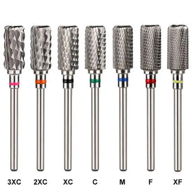 Professional Dust Proof Barrel Bits Safety Tungsten Carbide Nail Drill Bit Electric Remove Acrylic Nail Bit
