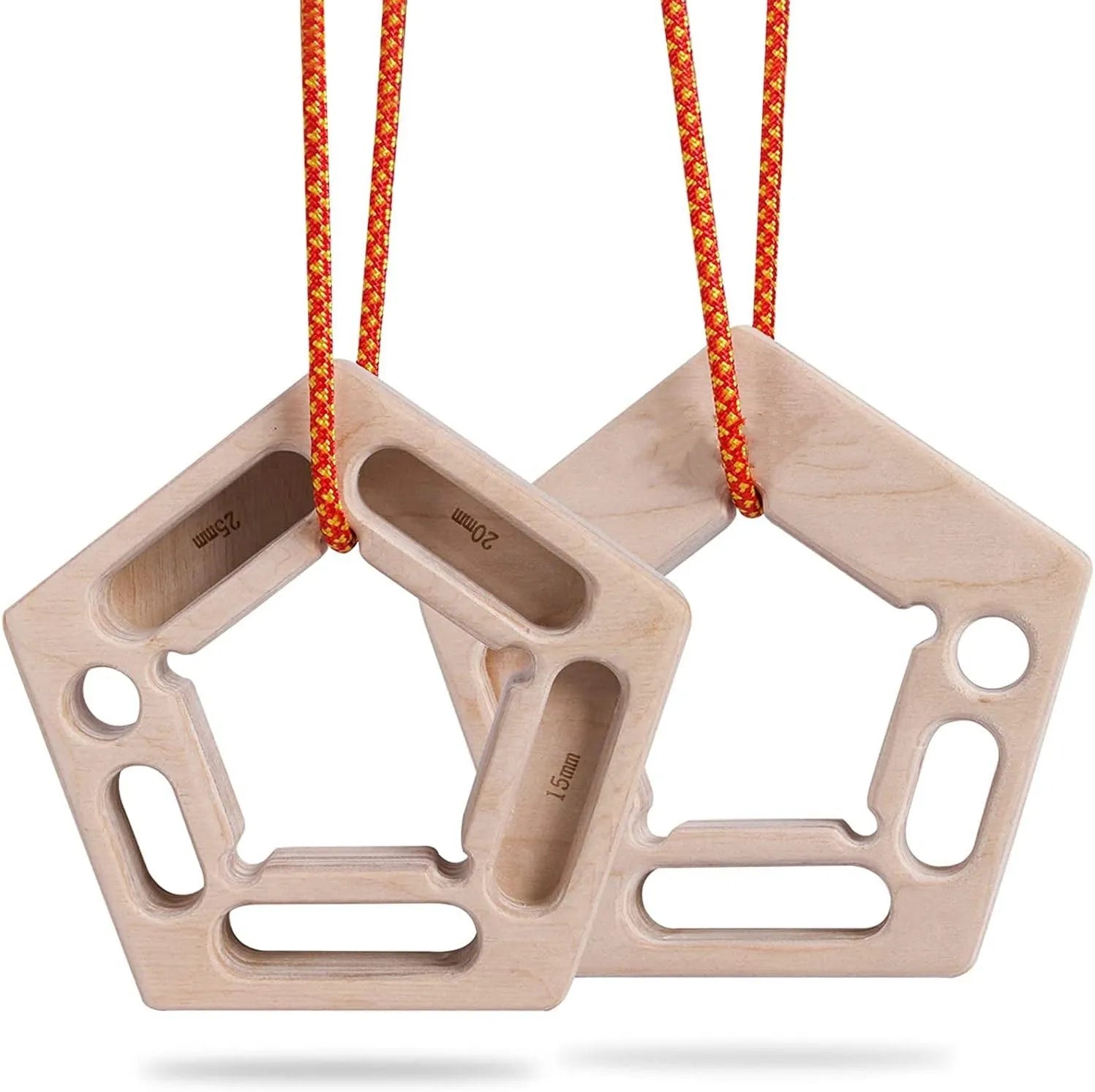WellShow Hangboard Rock Climbing Holds Finger Strengthener for Pull-up Grip Arm Training Indoor and Outdoor