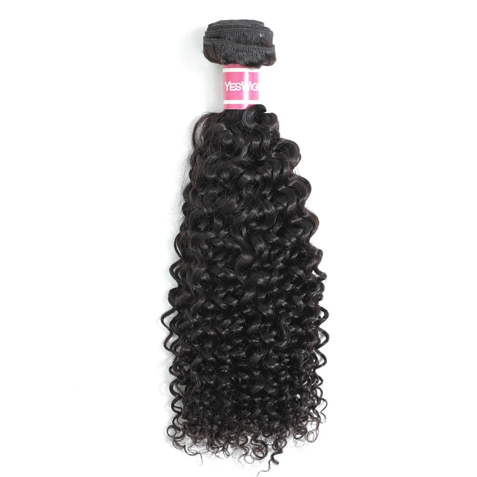 Yeswigs Hair Extension Kinky Curly Wholesale Price Real Virgin Brazilian Remy Kinky Curly Human Hair Free Sample Hair Bundles