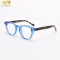 KBT98315 Retro Anti Blue Light Optical Glasses Core Metal Leg Millet Nail Computer Classes Women Literary Round Lens Glasses