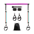 Custom Logo Adjustable Exercise Stick Resistance Bands Portable Yoga Gym Pilates Bar With Travel Bag