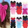 Trendy Women Hair Accessories  Large Stain Hairpin  Fashion Women's Bow Hairpin Hair Ribbon Bows Hair Clip for Girls
