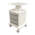 Factory Direct Sale Base Storage Side Cabinet 3 Drawers Dental Laboratory Cart