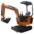 Front Loader 1Ton Powerful Cheap Back Hoe Rubber Tracks Quick Hitch Flail Mower Micro Excavator