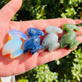 New Arrived Hot Sale Natural Crystal Mixed Materials Crystal Carvings Pelican Animal Craft for Gift