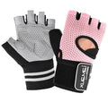 Customizable Unisex Half Finger Non-Slip Weight Lifting Gym Workout Grip Gloves