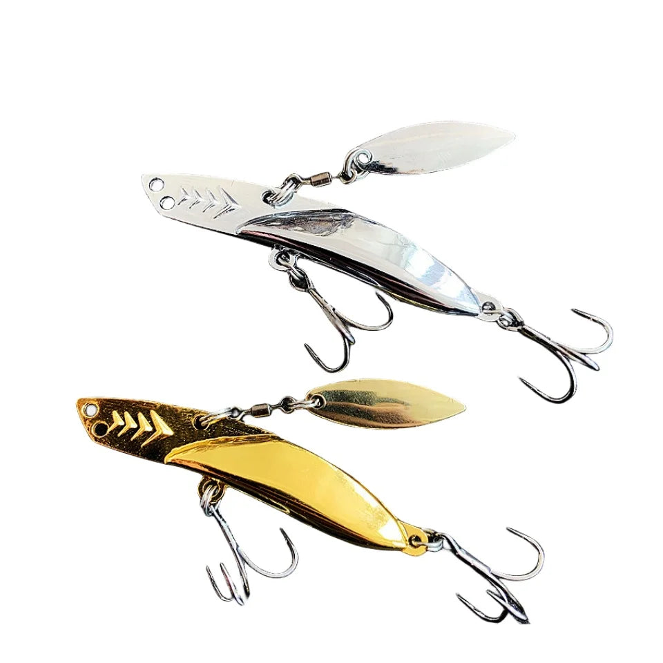 Hot Sale 10g 15g 20g VIB Metal Fishing Bait- Artificial Hard Fishing Baits with Hook Freshwater Trout VIB Lure