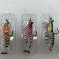 Artificial PVC Prawn Fishing Lure Soft Shrimp Lure 9cm 12g for Salmon Pike & Catfish-Topwater & Midwater Fishing Bait prawn soft plastic lures