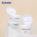 Premium Cosmetic Cream Jars with Lids and Spoons Plastic Frosted PP Containers Skincare Jar with Tweezers for Toner Pad