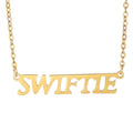 Stainless Steel Punk Jewelry 1989 Rep Lover Taylor Necklace Fearless Evermore Antihero Reputation Swiftie Taylor Necklace