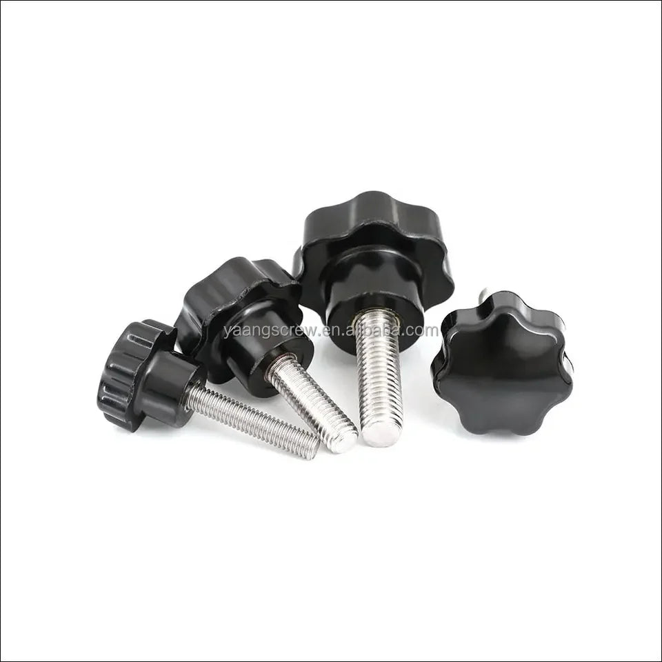 Zinc Coated Racket Plastic Handle Knob Thumb Screw