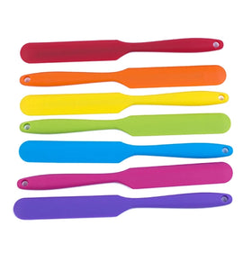 Factory Price Silicone Spatula Portable Long Handle Baking Batter Scraper Pastry Tools Cake Cream Mixer Kitchen Accessories Tool