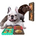 Factory Wholesale 4 in 1 Silicone Pet Fun Interactive Slow Feeder Bowl Dog Lick Mat Dog Food Plates