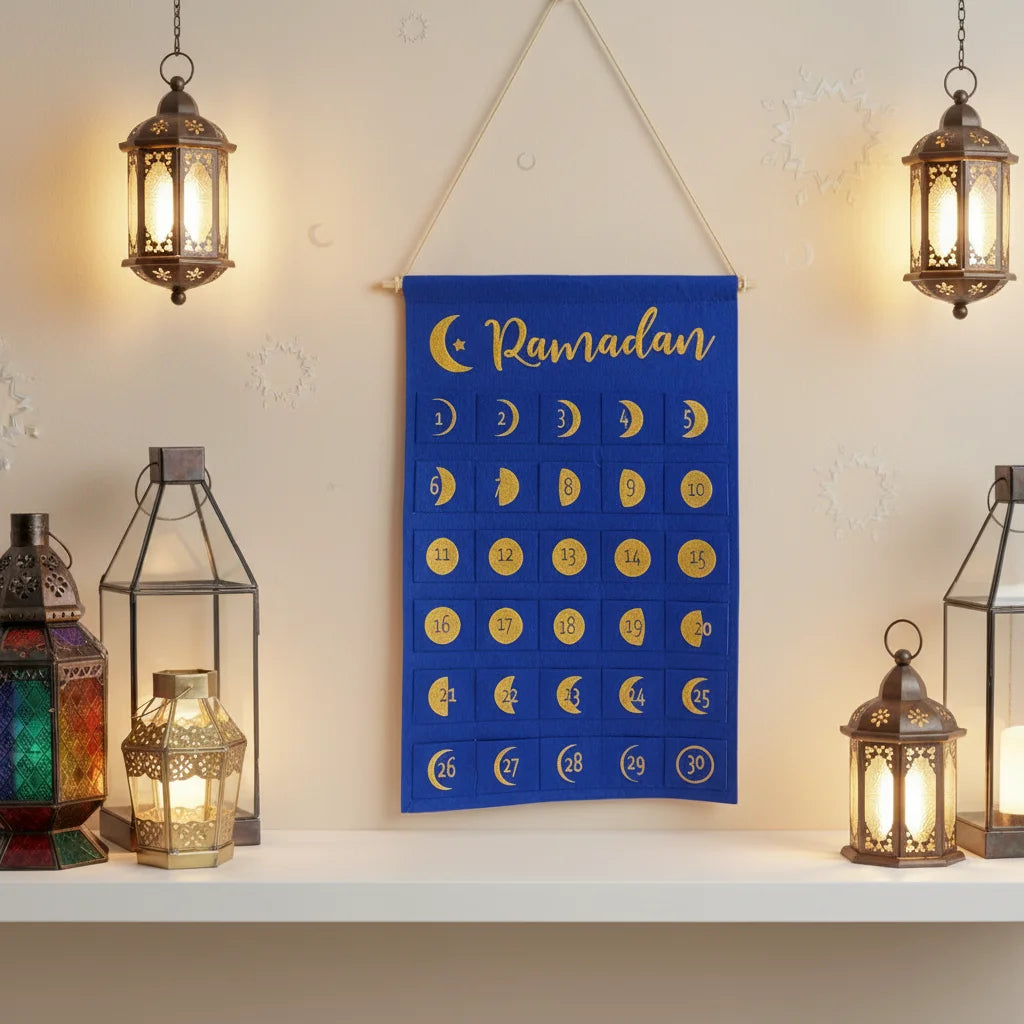 613081 Count Down Calendar  Festival Celebration Eid Mubarak Ramadan and Eid Decoration Party Supplies PartyMaker