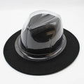 Fedora Hat Stand Shape Package Hold Black PVC Hat Support Cap