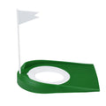 Hot Sale Portable Plastic Green Golf Putting Cup Training Equipment for Indoor/Outdoor Practice Hole Flag Use