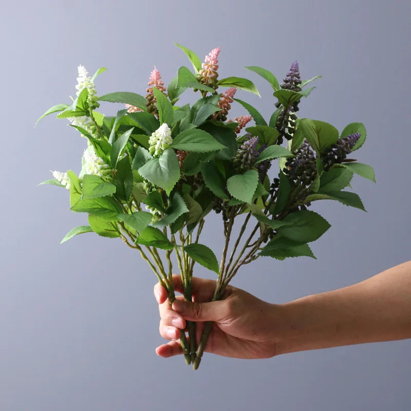 Wholesale Modern Simple Professional Home Wedding Vase Decor Eco-friendly Durable 40cm Artificial Flowers Simulation Leaves
