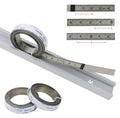 New Stainless Steel Scale Ruler Sticky Scale Ruler Woodwork Measure Tool