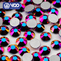 VDD 173 Metal Rose Mauve SS4-SS30 Glass Rhinestones Crystal Flatback Strass Glitter Stones for DIY Nail Art Crafts Decorations