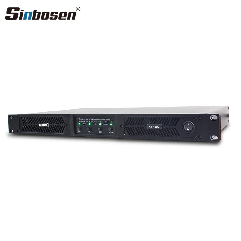 K4-1000 Class d 1000 Watts 4 Channel Power Amplifier Professional Amplificador De Audio
