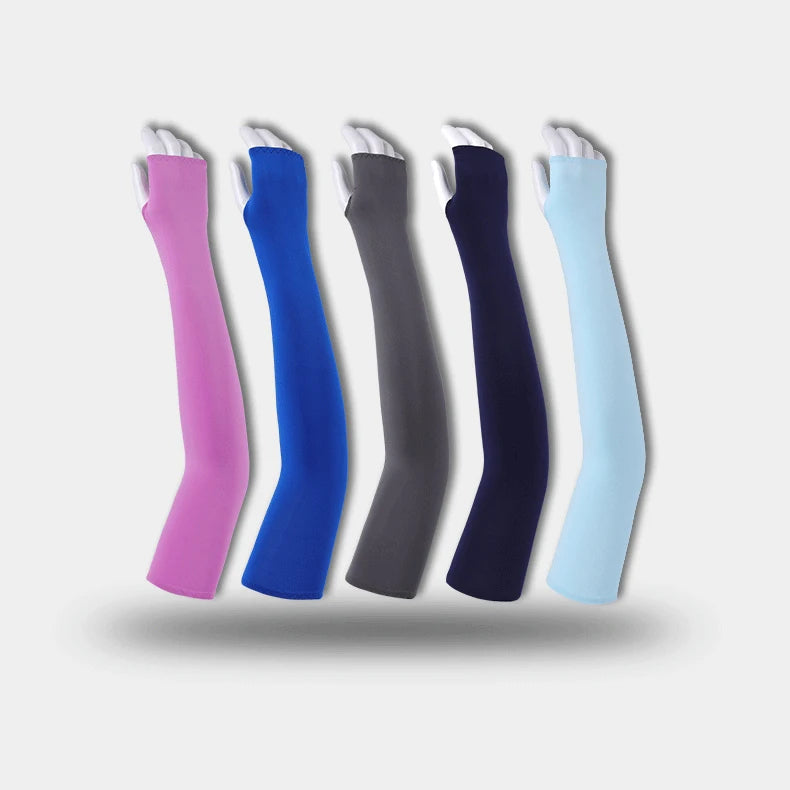 Arm Sleeves Sun UV Protection Hand Cover Stretchy Sports Sleeve Summer Cooling Running Fishing Cycling Outdoor Sportswear