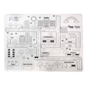 New Design Food Grade Silicone Baby Painting Mats Wipeable Reusable Baby Silicone Placemats Support Customization