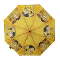 Logo Print Modern Design Windproof 3-Fold Manual Open/Close Umbrella Portrait Pattern for Business Gifts for Ladies