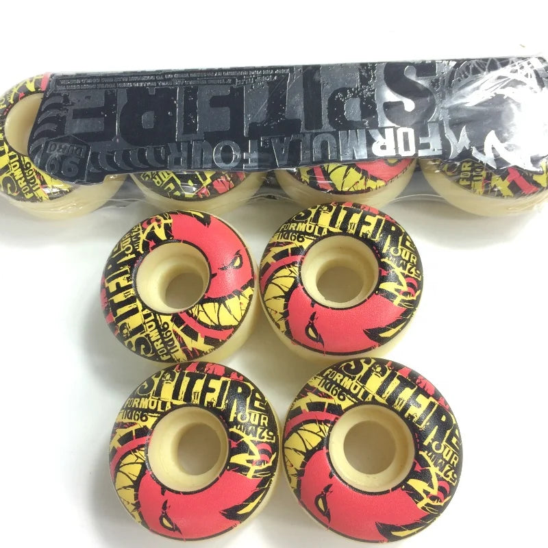 Skateboard Wheels F4 Polyurethane Material High Resilience 99A Hardness Professional Skateboard Wheels Wear-resis