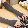 Factory Price Elastic Women Dirt Resistant Office Home Arm Warmer Sleeves Mittens Gloves