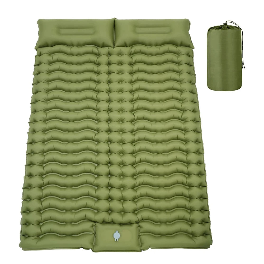 Inflatable Sleeping Pad Camping Mattress Sleeping Mat Self Inflating Double Camping Mat Suitable for Outdoor Tourism