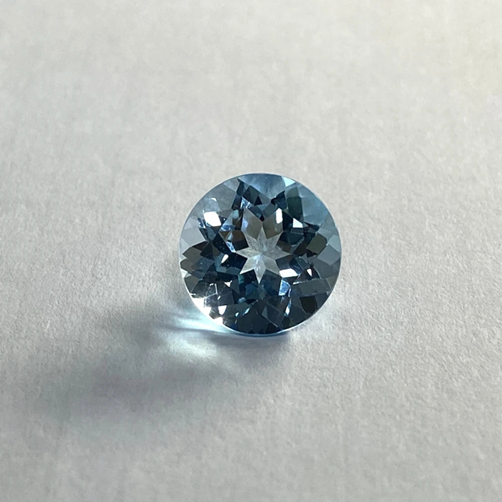AAA Quality Topaz Round Oval Emerald Cut 9*7mm 2.1cts Natural Sky Blue Topaz Loose Natural Stone