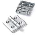 Chinese Factory 180 Degree Silver Matte Chromium Hinge heavy-duty hinge Industrial Door FL6070-40  Hinge