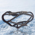 Premium Magic Spike Ice Gripper Excellent Anti-Slip Rubber Over Shoes Accessory for Sports and Running Shoes