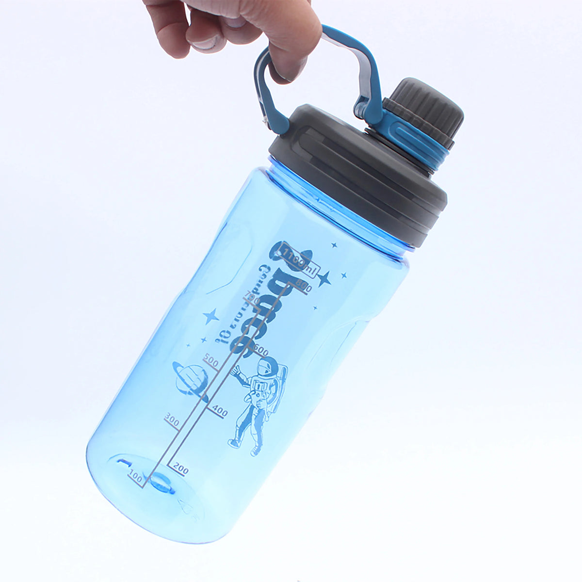 Customized PP Portable Sports Water Bottle with Rotating Lid Direct Drinking & Boiling Water Applicable for Travel