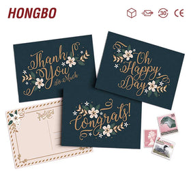 Custom Printed Greeting Card Notebook for Holidays-Christmas and Valentine's Day Business Personal Color Trim Available