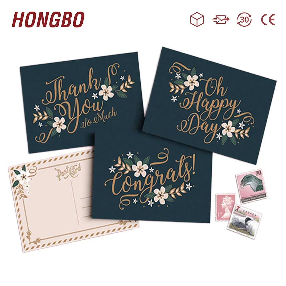 Custom Printed Greeting Card Notebook for Holidays-Christmas and Valentine's Day Business Personal Color Trim Available