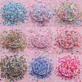 500g Goldfish Paws Flowers Mixture Polymer Clay Slices Charms Long Candy Sprinkles with Beads for DIY Shaker Crafts