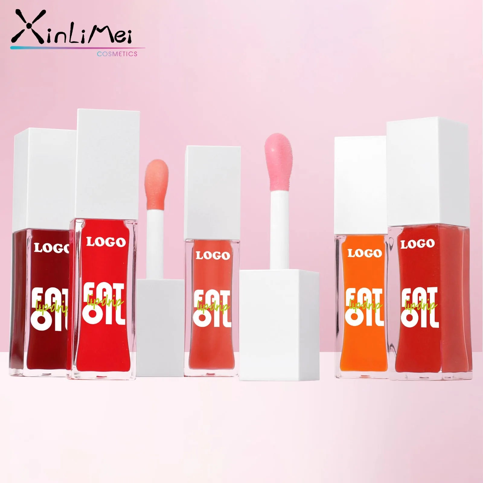 Custom Logo Vegan Liquid Lip Tint Natural Color High Shine Lip Oil Travel Size Moisturizing Hydrating Waterproof