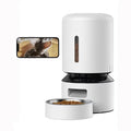 OEM Auto Cat Feeder 1080P HD Video Night Vision 5G WiFi 2-Way Audio LCD Display Charge Low Food Blockage Sensor Motion Sound