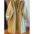 Boutique Wholesale 2026 Autumn New Temperament Commuting Design Sense Versatile Loose Hooded Long Women's Trench Coat