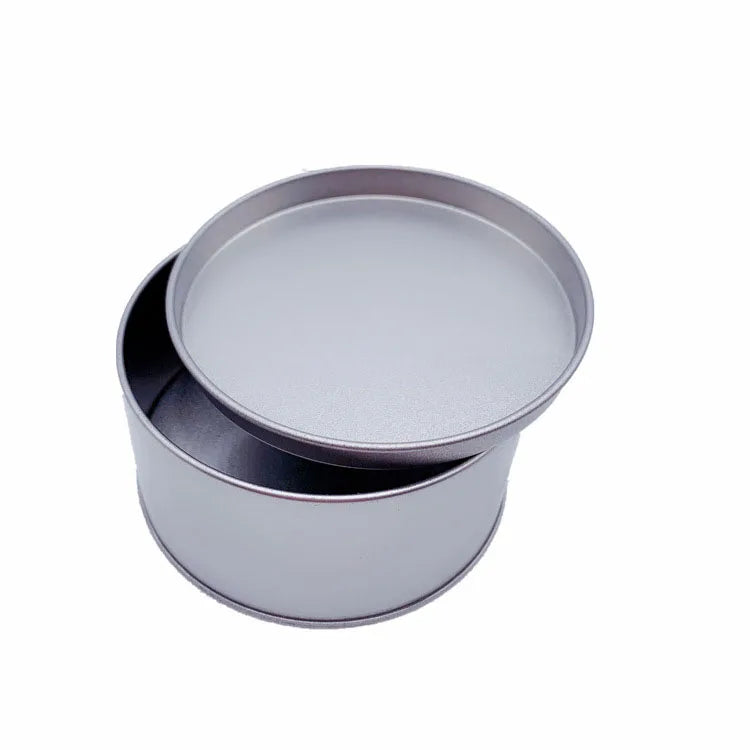 90*45mm Clear Empty Black Tinplate Metal Cans for Coffee Tea Honey Smartbud Chewing Gum Candy Chocolate Bread Food Industrial